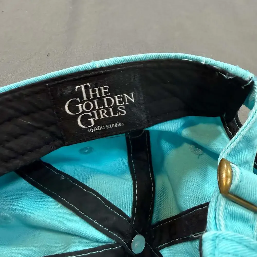 The Golden Girls Dorothy & Rose & Blanche & Sophia Teal Baseball Cap Hat